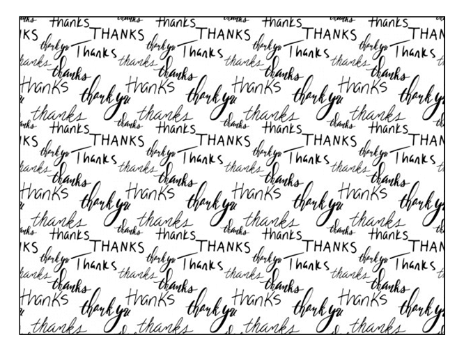Collage Thank You Greeting Card