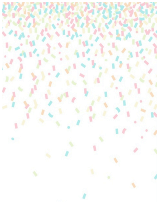 Confetti Stationery Letter