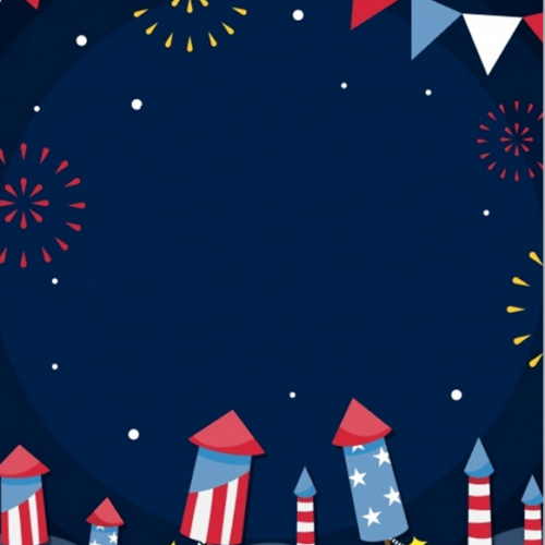 Fourth of July Fireworks Stationery