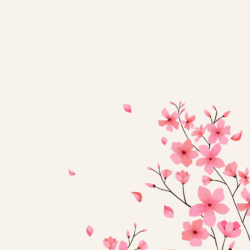 Pink Blossoms Stationery
