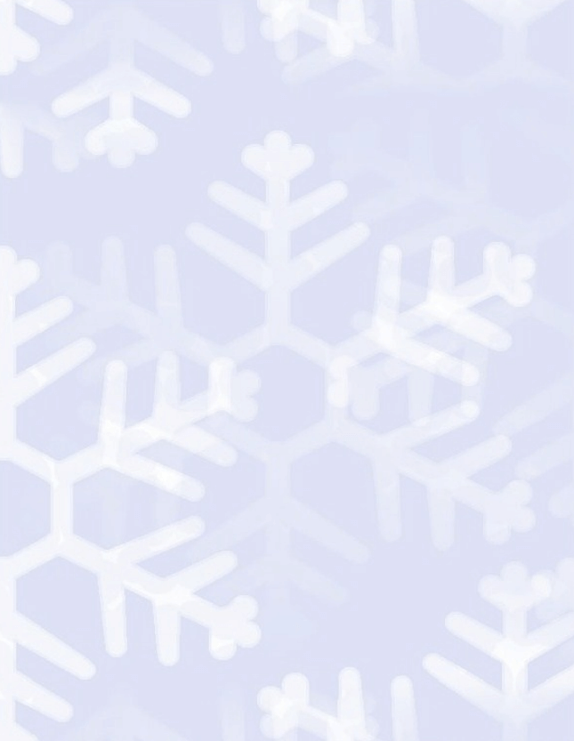 Winter Snowflakes Stationery