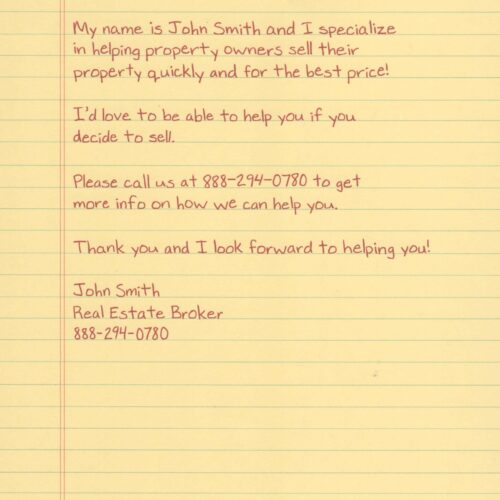 Best Price Real Estate Yellow Letter