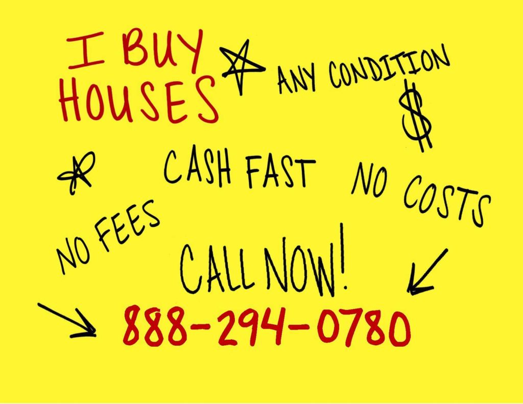 Investor I Buy Houses Doodle Postcard
