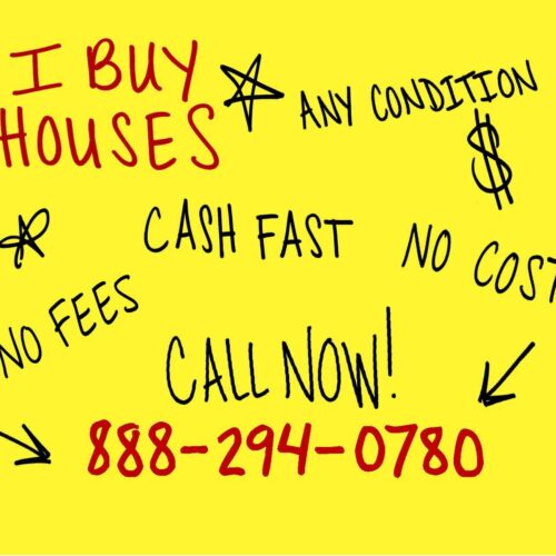 Investor I Buy Houses Doodle Postcard