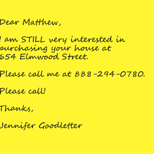 Investor Still Interested Postcard