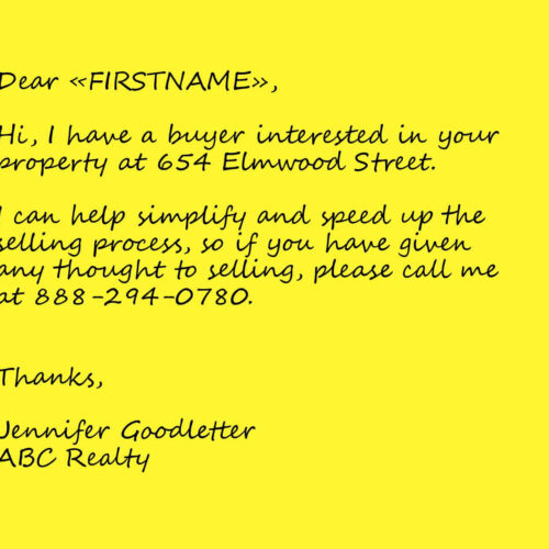 Realtor I Have a Buyer Postcard