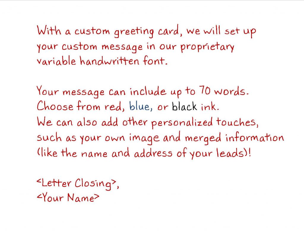 Custom Greeting Card