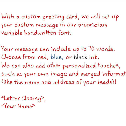 Custom Greeting Card