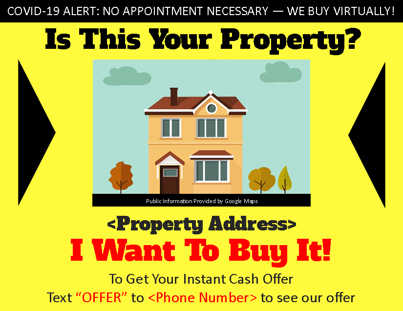 Legendary Investors Group - Street View Postcard - Is this your property