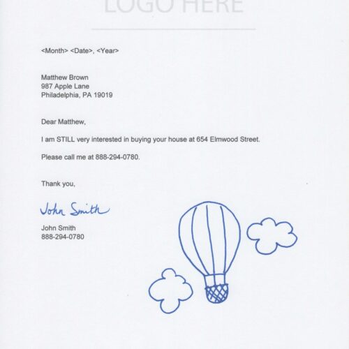 Investor - Follow-Up Still Interested - Hot Air Balloon Doodle