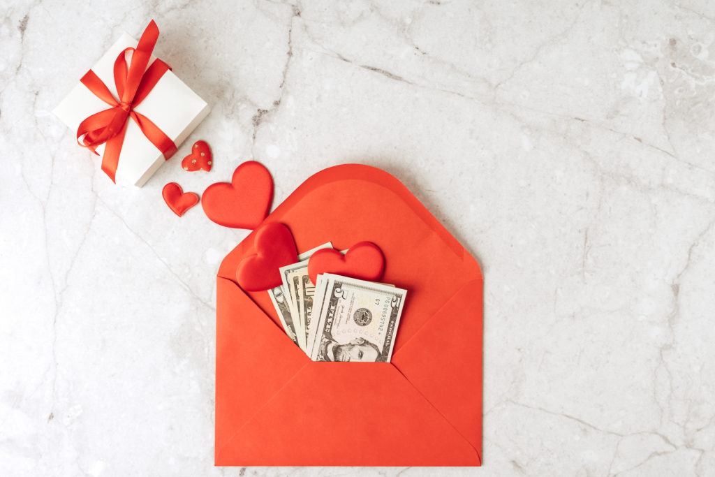 Valentine’s Day Money Greeting Card