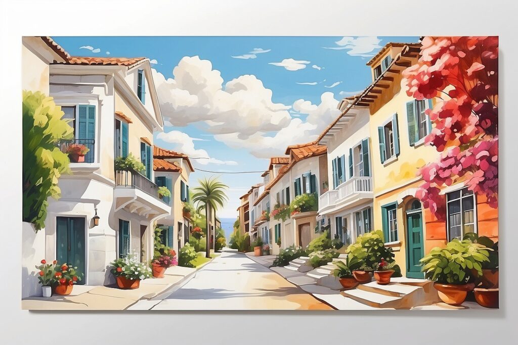 Downtown Boca Raton Florida Greeting Card