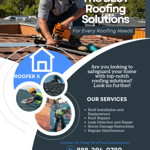 Roofer Direct Mail Flyer